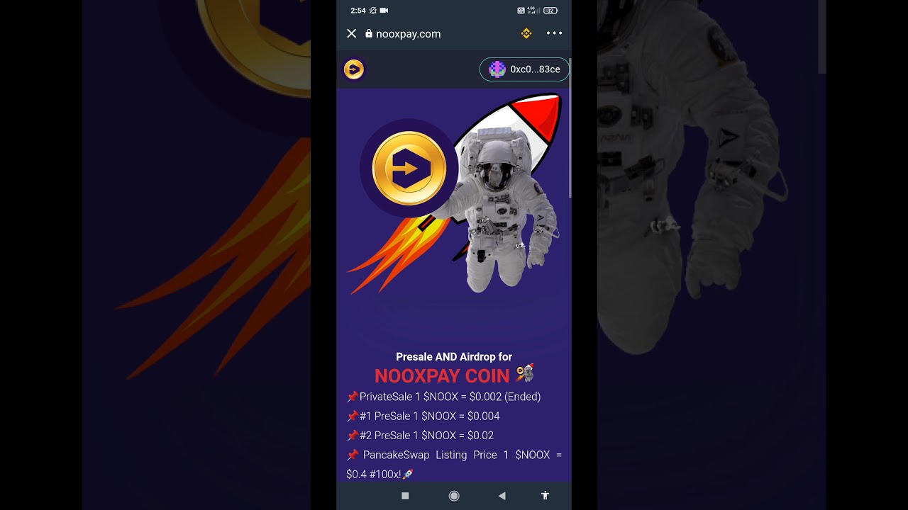100 NOOX COİN AİRDROP NOOXPAY COİN