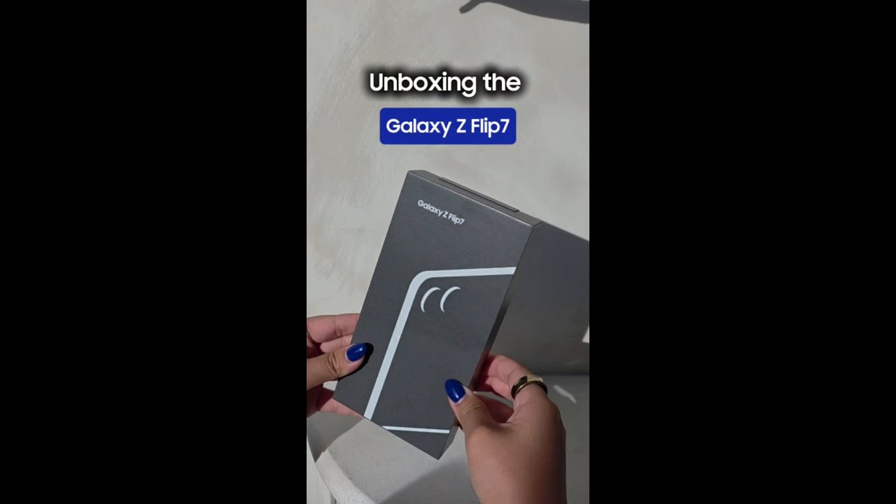 Galaxy Z Flip7 Unboxing