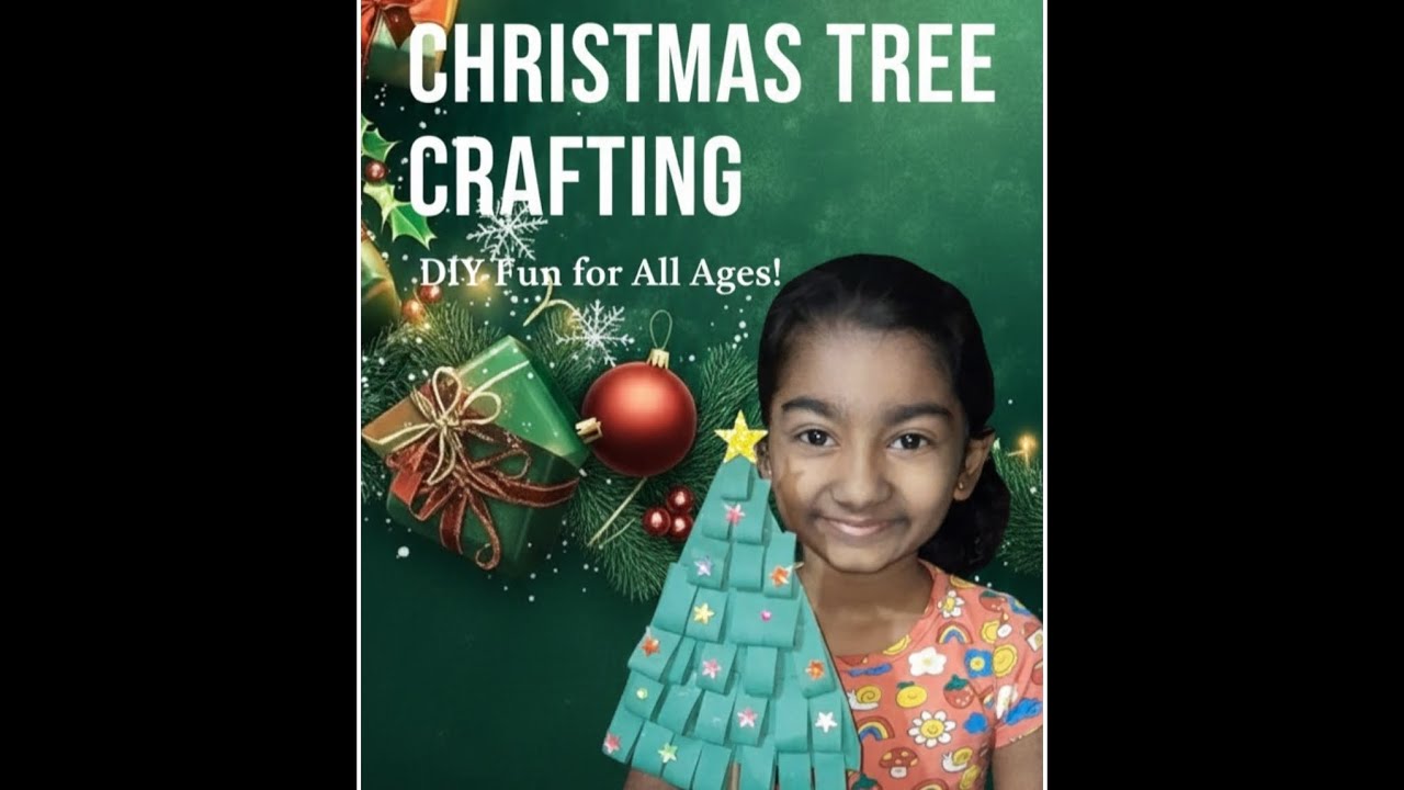 DIY Christmas Tree for Kids / Easy Paper Christmas Tree Craft