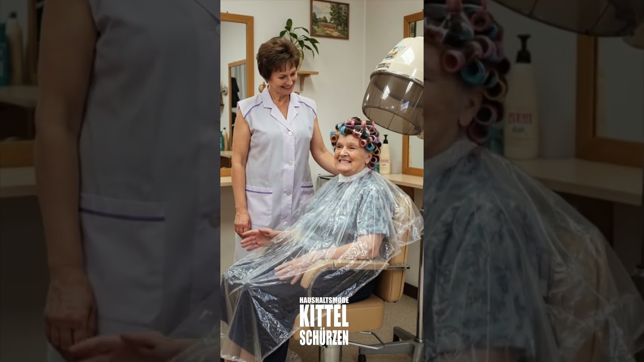 Die Sch&ouml;nste auf dem Tanztee! 😇 Friseurbesuch im #DDR #Friseursalon f&uuml;r den gro&szlig;en Auftritt 😂 #ai