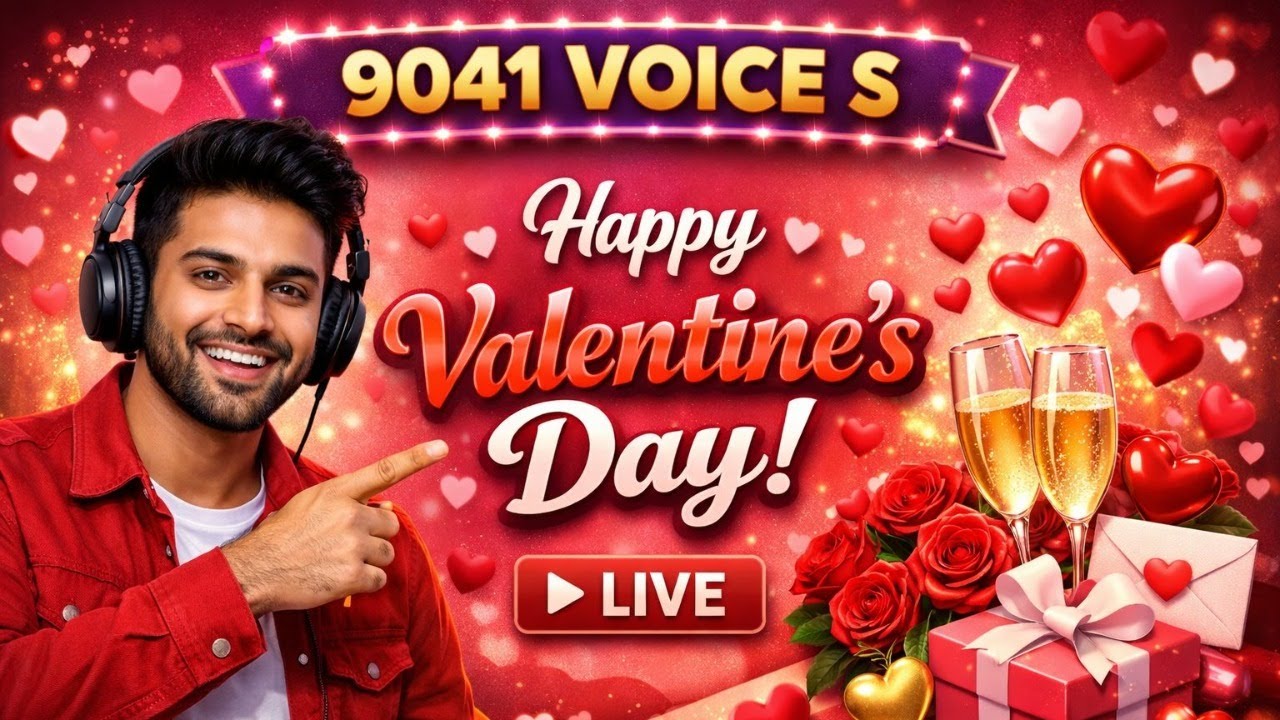 Valentine’s Day Special LIVE 🌹 | Love, Chat & Dedication | 9041 Voice S