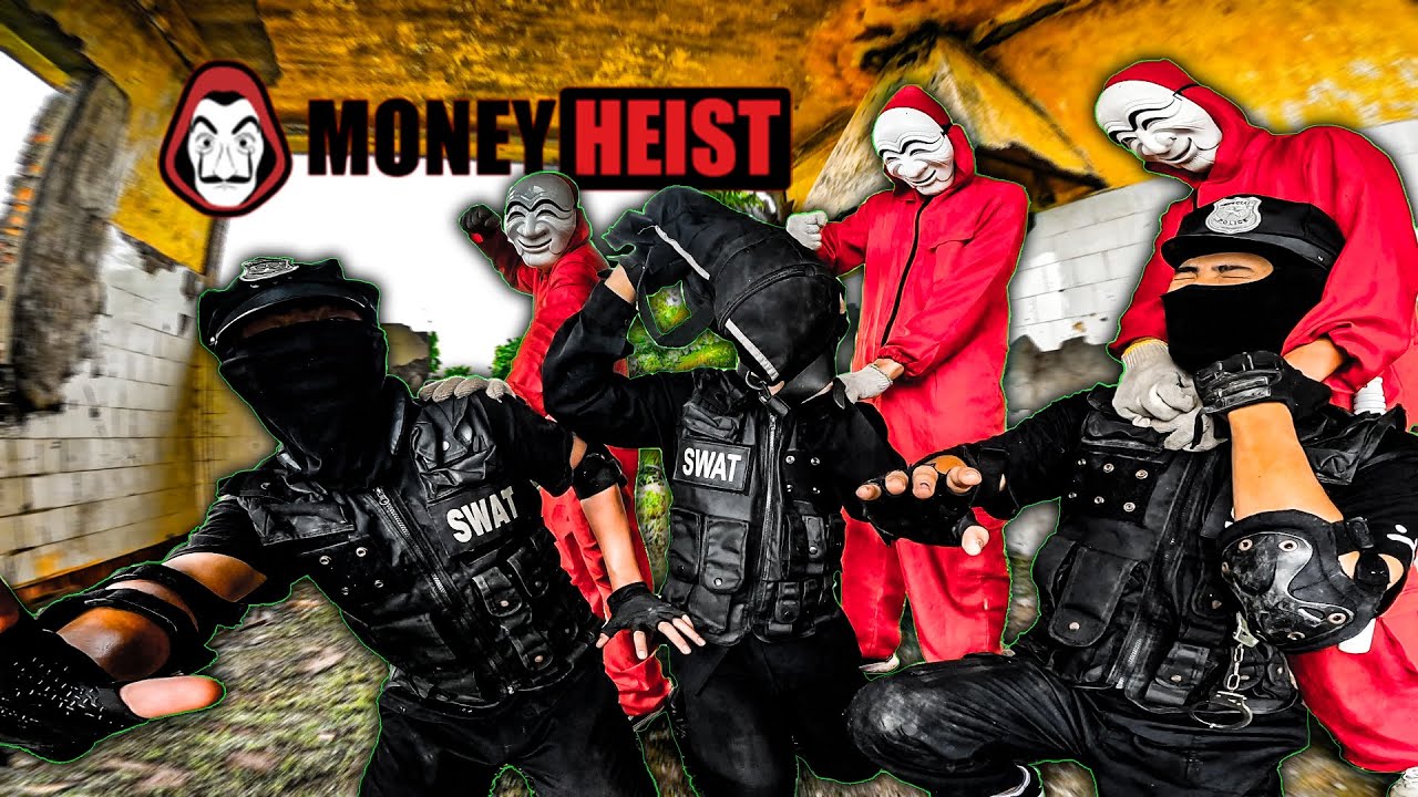 PARKOUR MONEY HEIST KOREA  vs POLICE 4 ( BELLA CIAO REMIX )