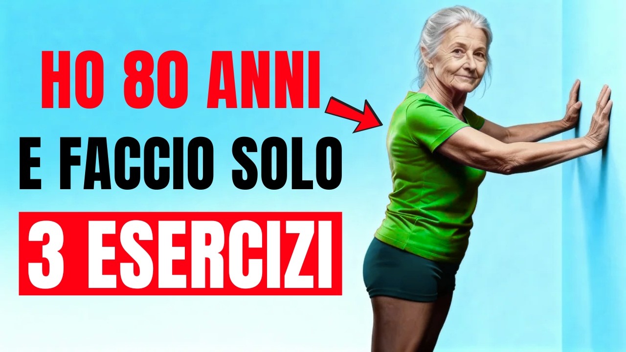 Dopo i 65 Anni Camminare Non Basta: Questi 3 Esercizi Ti Salvano