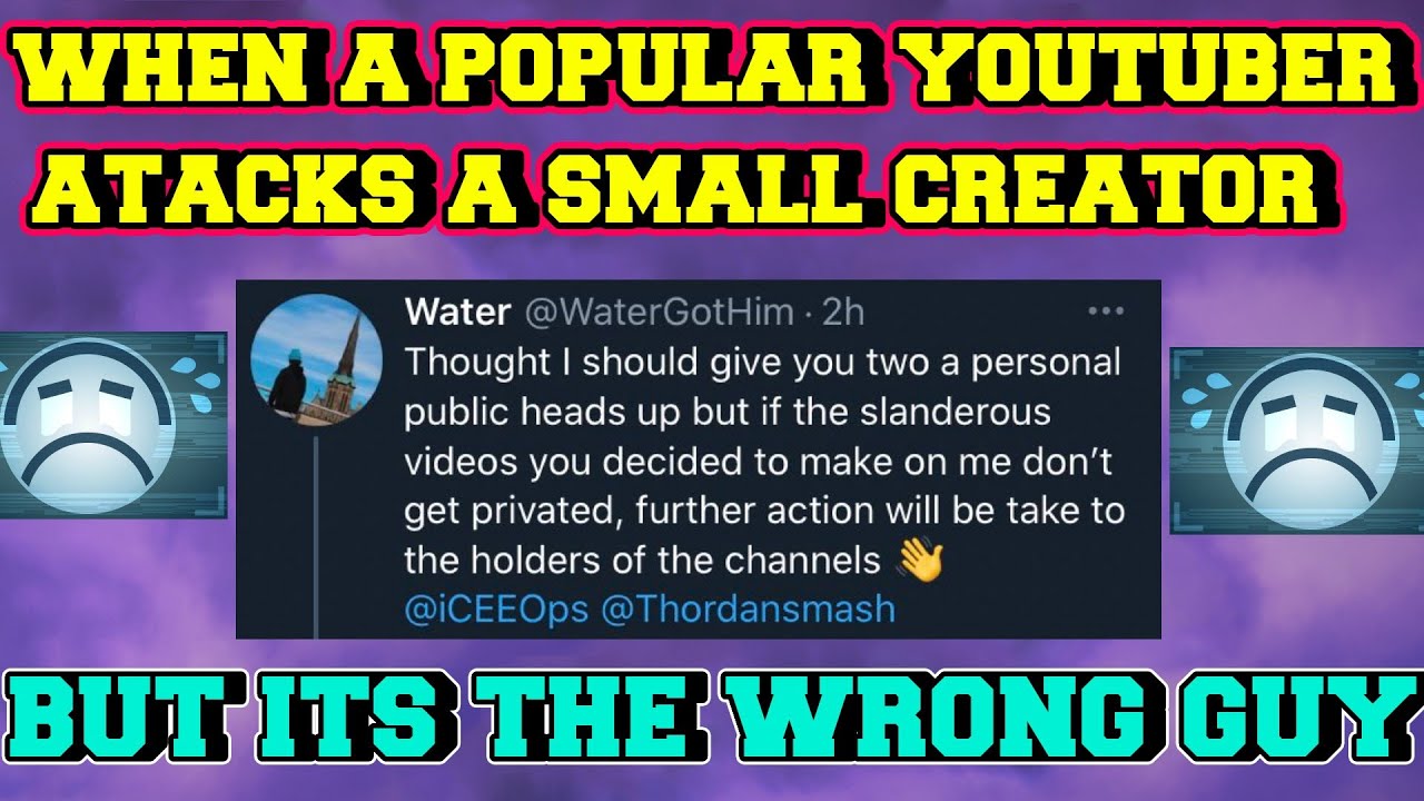 Apex Legends Content Creator Watergothim Attacks Me With False Claims