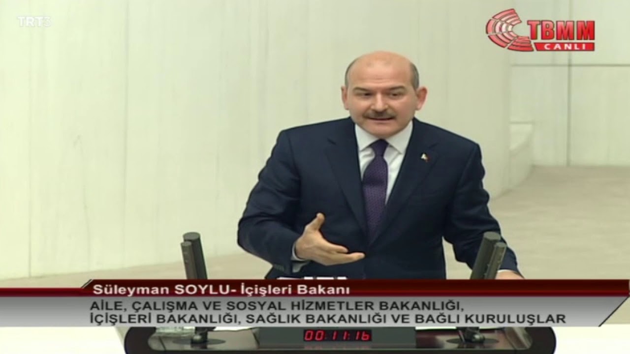 İçişleri Bakanı Süleyman Soylu TBMM Genel Kurulu Konuşması - 16 Aralık 2018