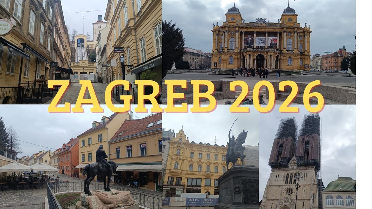 Zagreb - Urlaub in Kroatien 2026 - Sehenswürdigkeiten Tipps Altstadt Kathedrale Markuskirche Hotel 