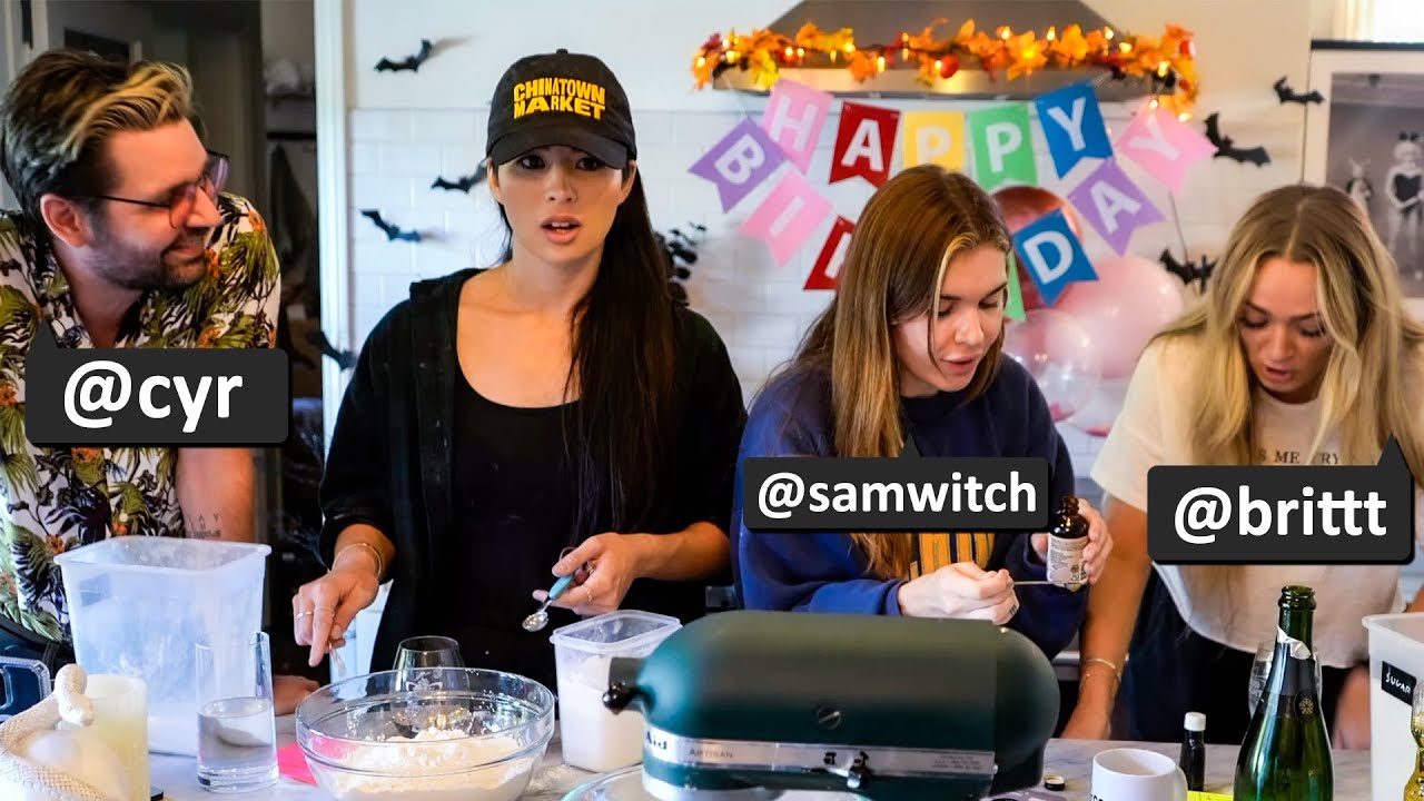 We ruined QT's kitchen..