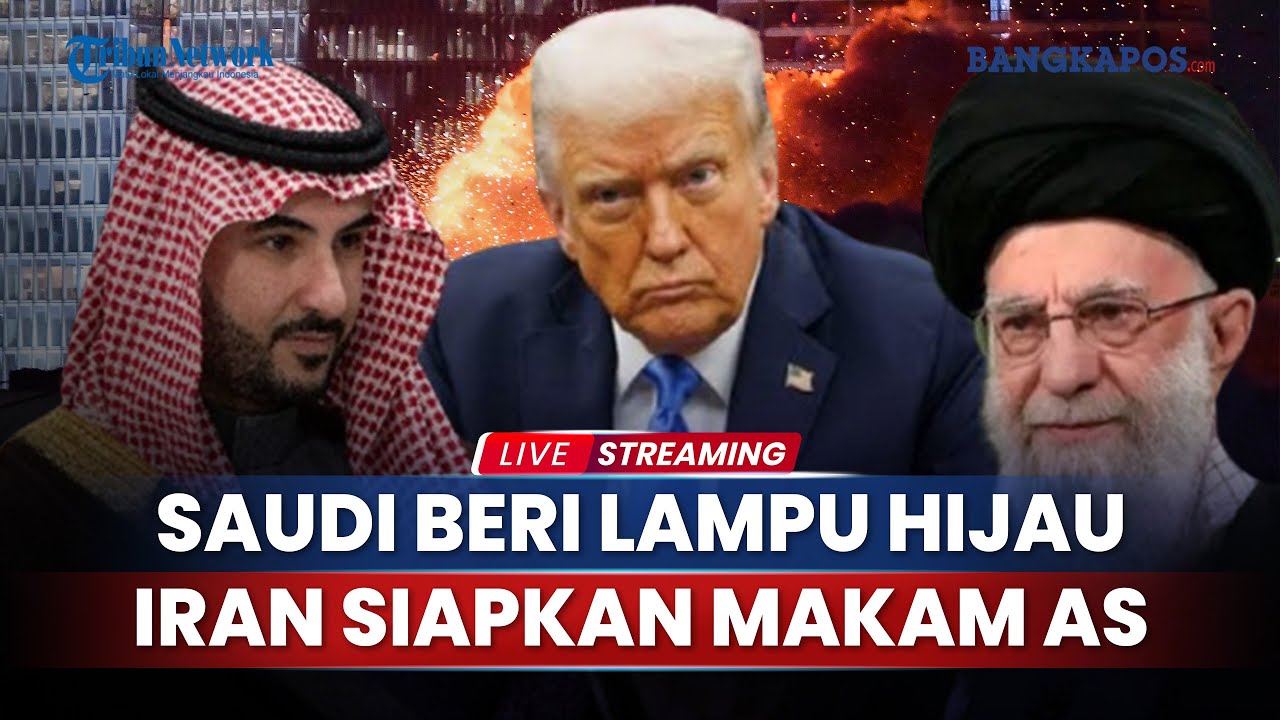 Saudi Beri Lampu Hijau Iran Siapkan Makam AS, Pentagon Nyatakan Militer Siap Hantam Teheran