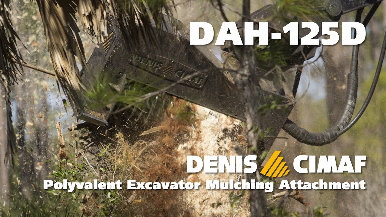 DAH-125D - Excavator Mulching attachments - Excavator Mulcher - DENIS CIMAF