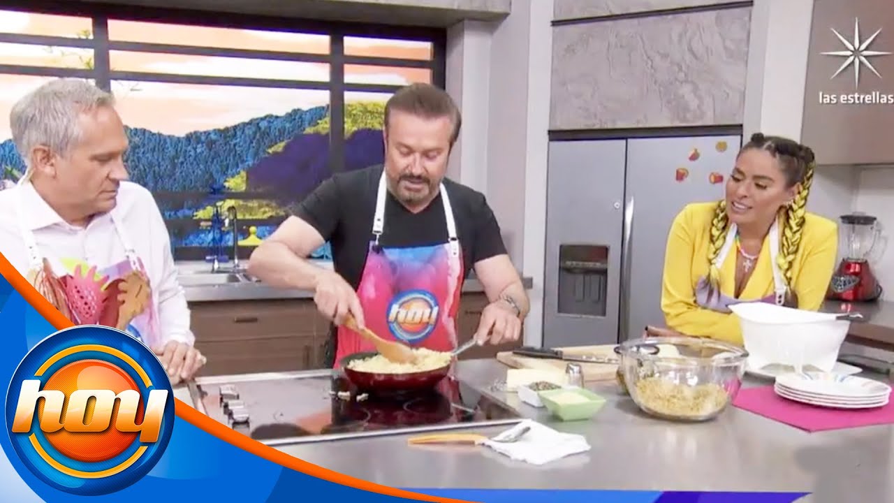 Arturo Peniche en la cocina de hoy nos preparar una pasta como la hacía su mamá | Programa hoy