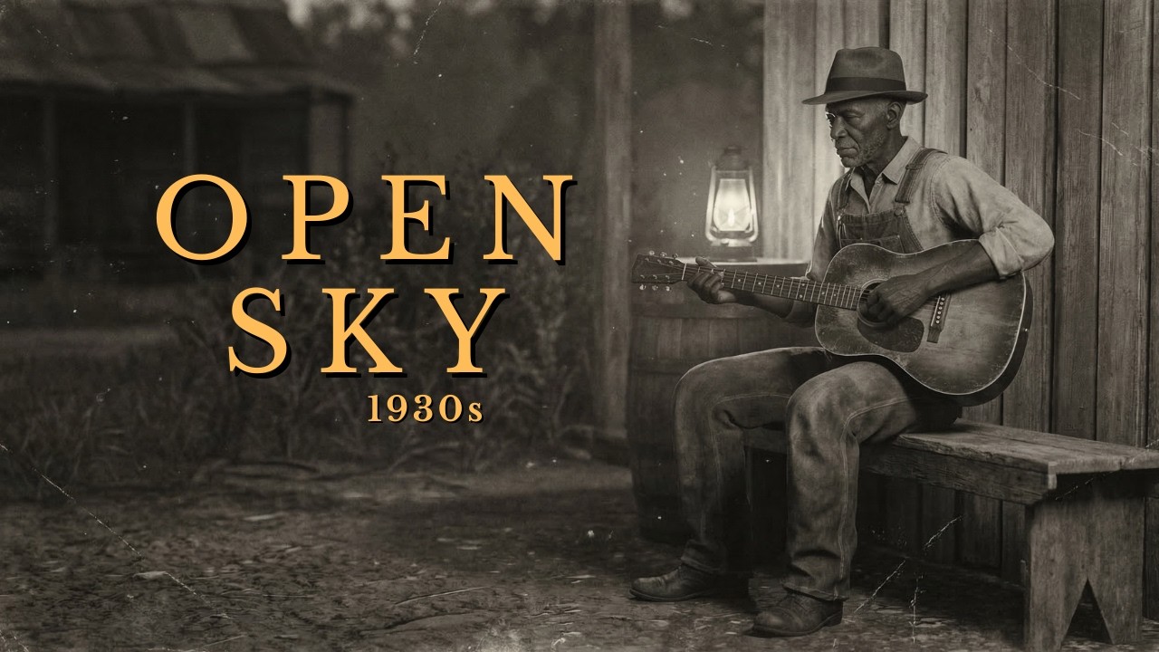 Open Sky Over Mississippi | Delta Blues 1930s | Raw Acoustic Mississippi