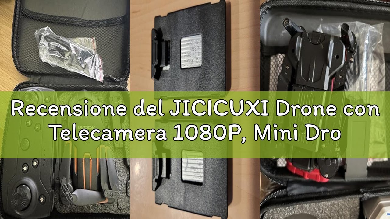 Recensione del JICICUXI Drone con Telecamera 1080P, Mini Drone Pieghevole per Bambini e Principianti