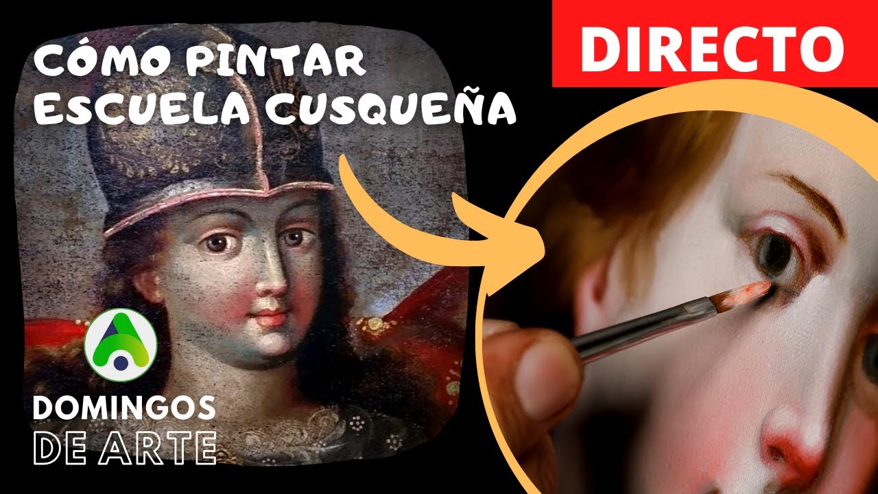 Cómo tintar un rostro de la Escuela Cusqueña - Talleres Virtuales Cusco.