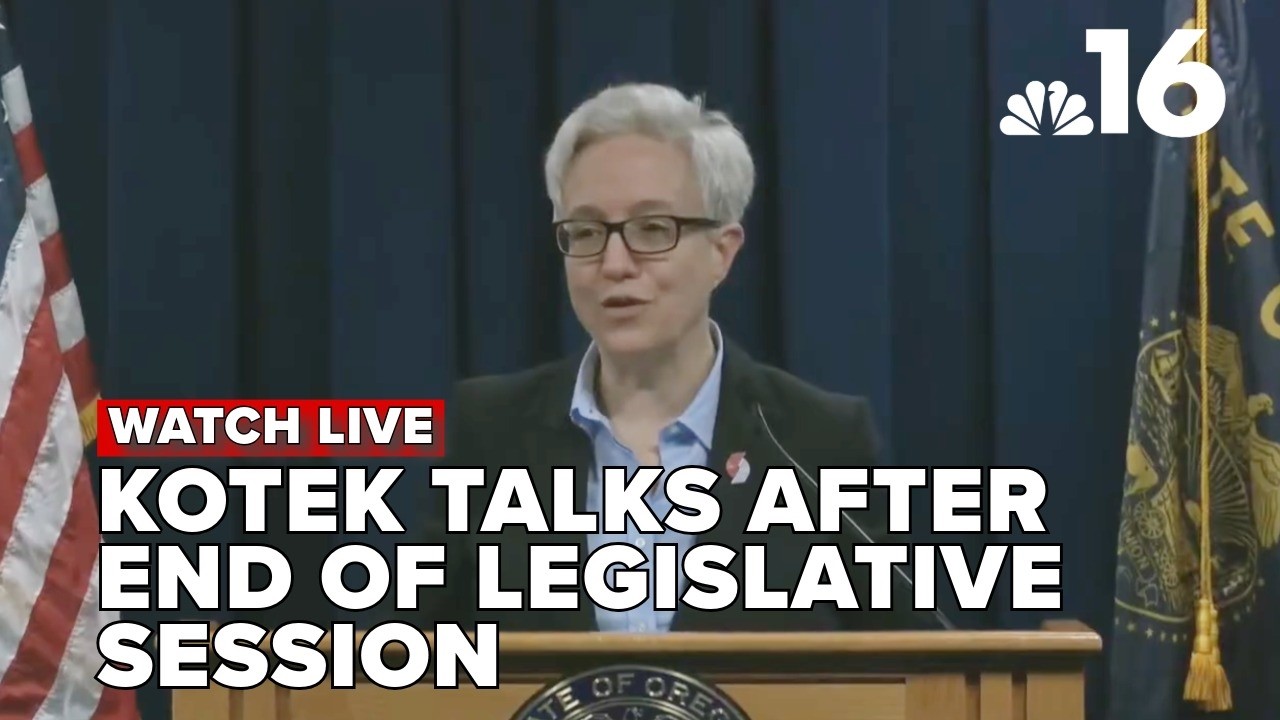 Governor Kotek speaks following end of legislative session