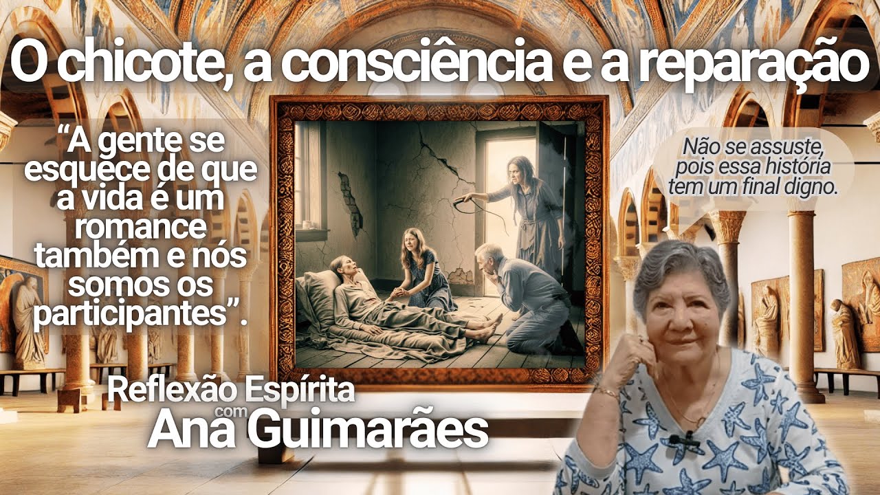O Chicote, a Consciência e a Reparação |  Reflexão Espírita com Ana Guimarães
