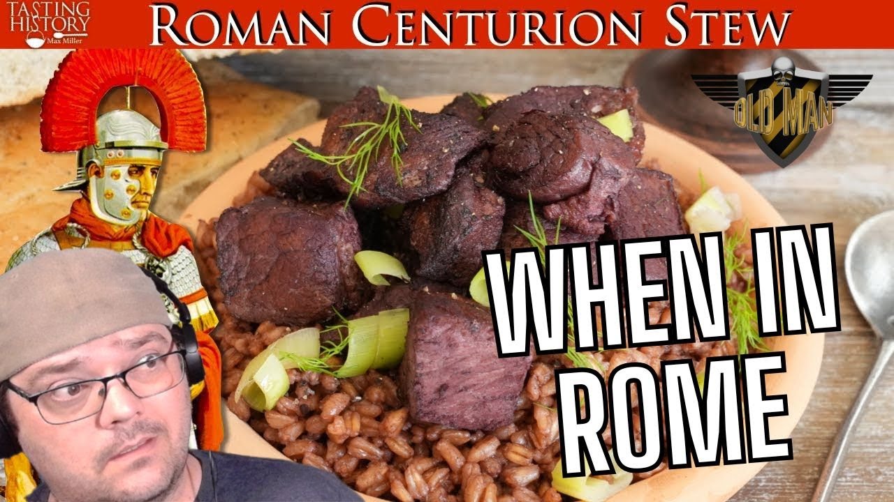 Feeding A Roman Centurion - Pork & Puls from Tasting History with Max Miller - Reaction