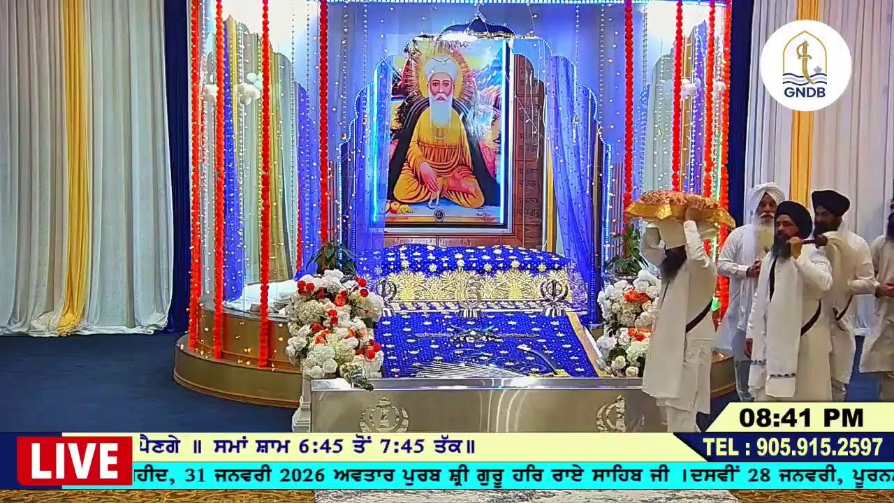 Guru Nanak Darbar Gore Road Brampton - Live