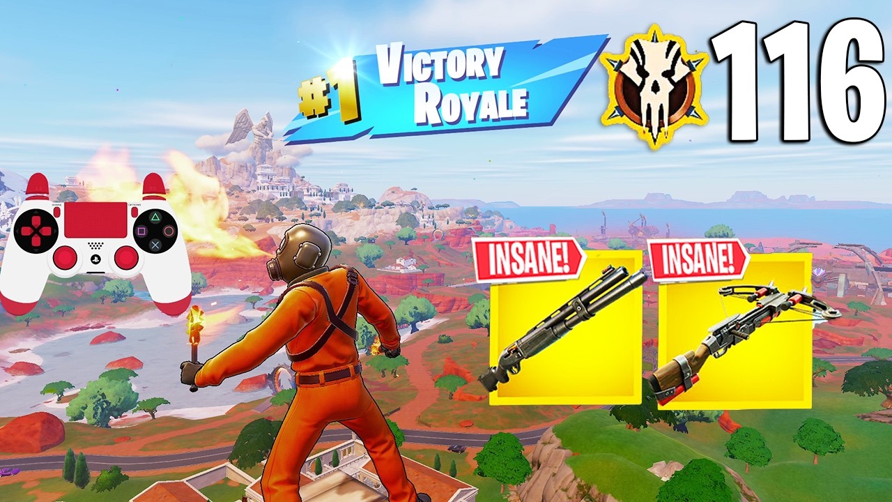 116 Elimination Solo Vs Squads Gameplay Wins (Fortnite Chapter 5 PS4 Controller)
