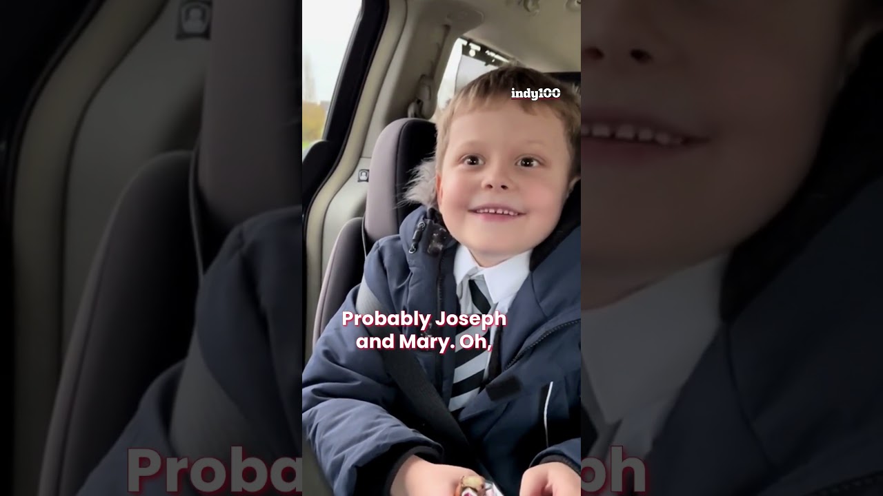 Kid overjoyed to learn unusual nativity role #christmas #memes #meme #funny #kids #shorts