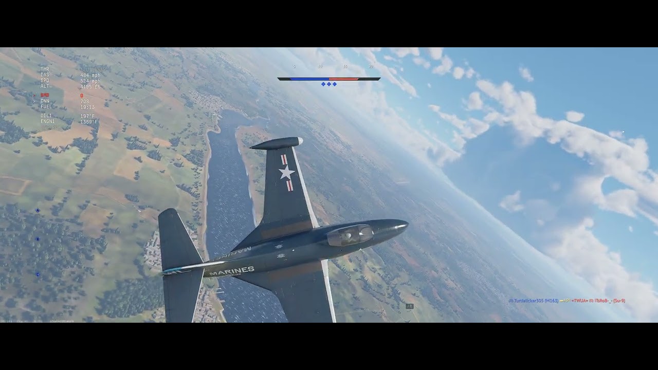 M60A1 AOS and F9F22 on War Thunder Ground Realistic Battles