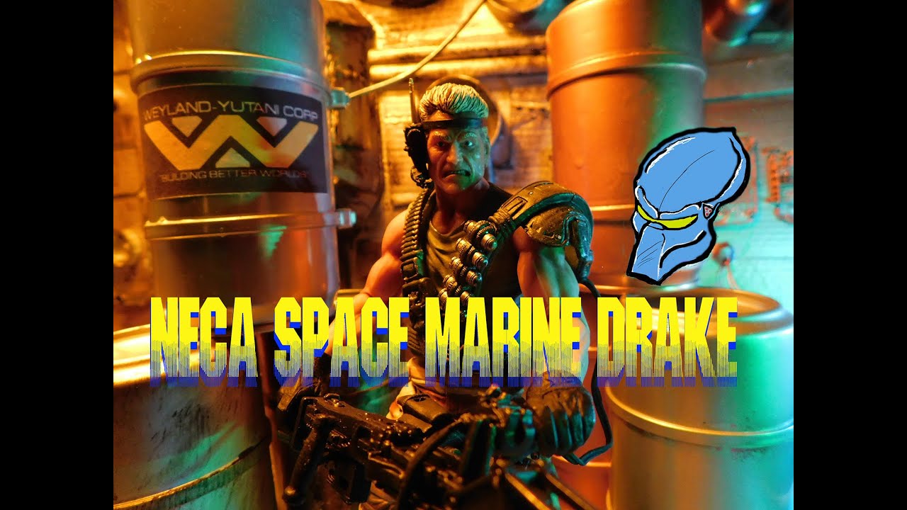 NECA SPACE MARINE DRAKE REVIEW EN ESPAÑOL #KENNER #ALIENS