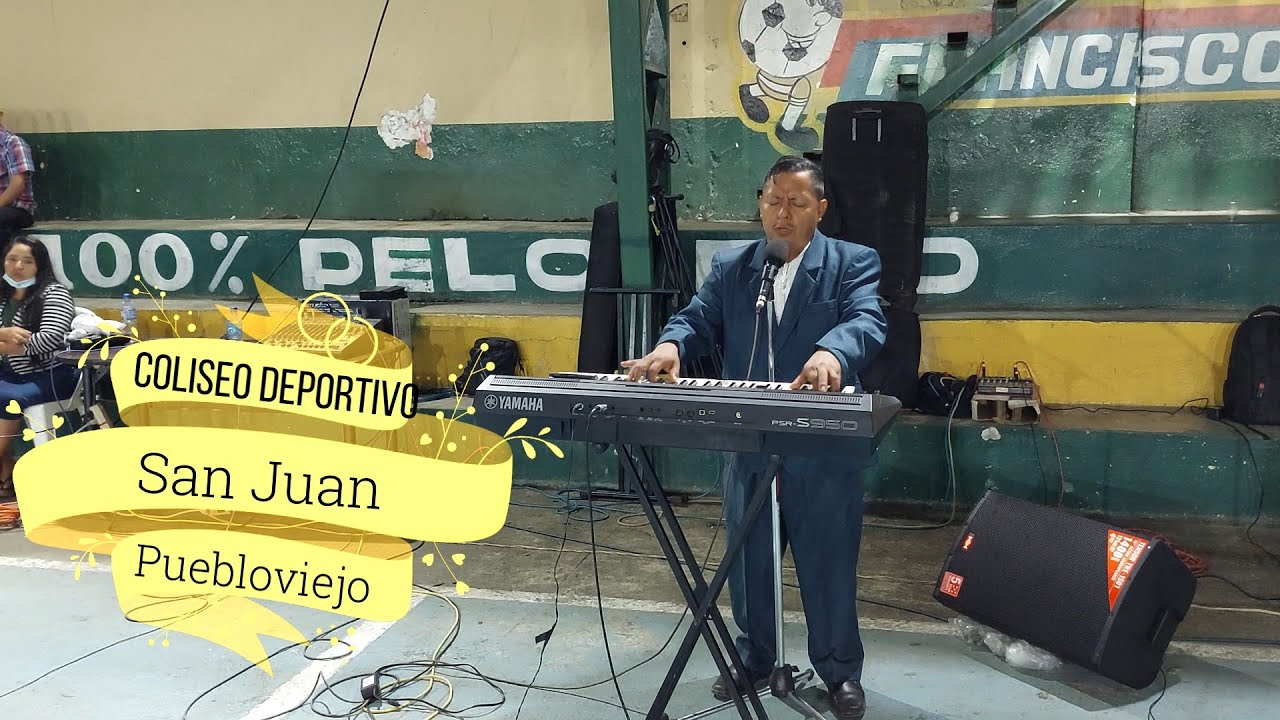 1 Hora de alabanzas con Solista Luis Duchi - Vigilia en el Coliseo Deportivo San Juan - Puebloviejo😄