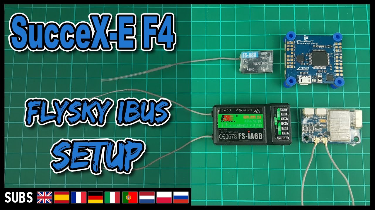 iFlight SucceX-E F4 (Nazgul5 & Cidora) - FLYSKY iBUS Setup