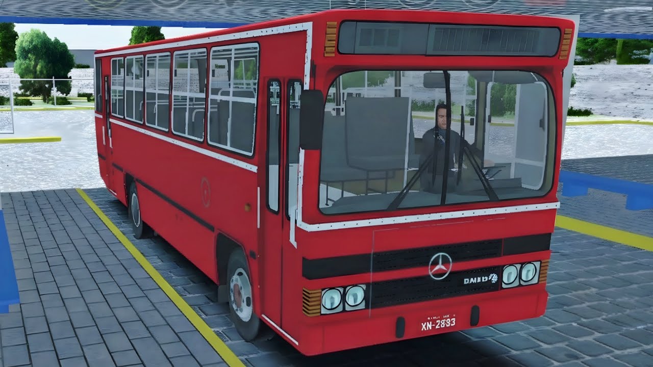 🚌🌙 Proton Bus Simulator | Mod Caio Amelia MB LPO-1113 + São Diego City (Linha 03 Engenho Jussara)