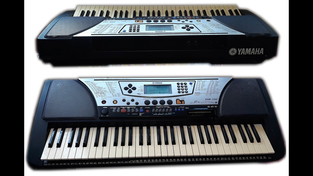 YAMAHA PSR 340 (factory sound and styles demonstration) HiQ sound