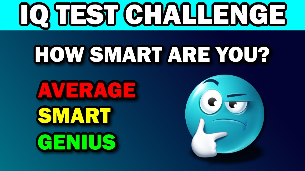 IQ Test Challenge | How Smart Are You?🧠