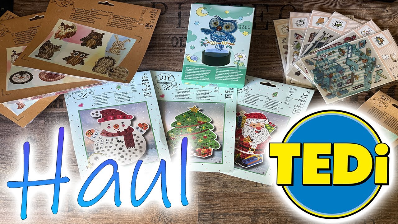 TEDI Haul | Günstiges Diamond Painting  - Die ersten HERBST und WEIHNACHTSSACHEN sind da