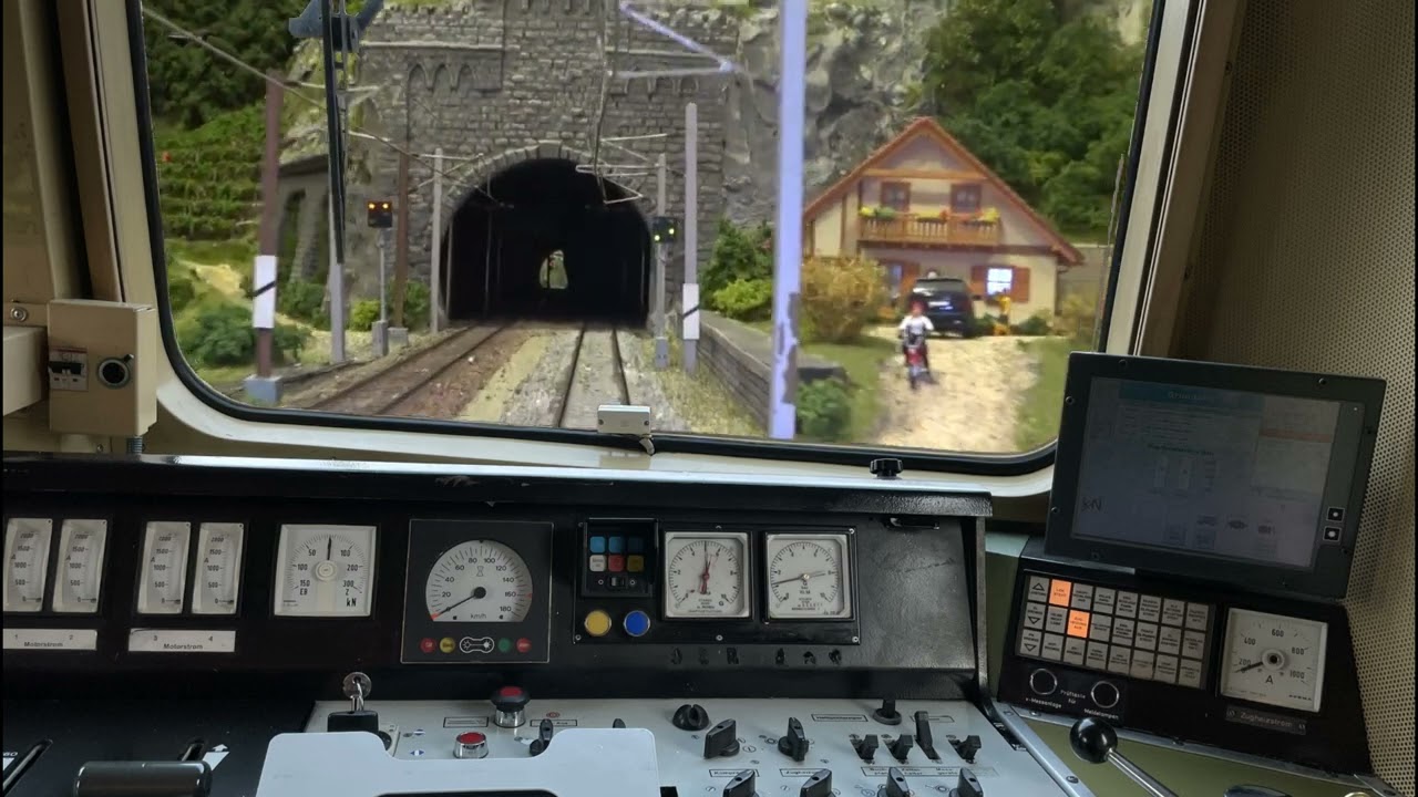 Führerstandsmitfahrt auf der Anlage des ESV Knittelfeld mit der ÖBB Baureihe 1144