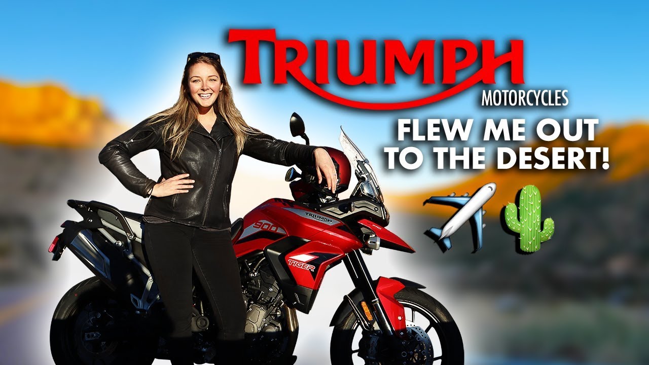 Triumph Motorcycles flew me out to the DESERT!