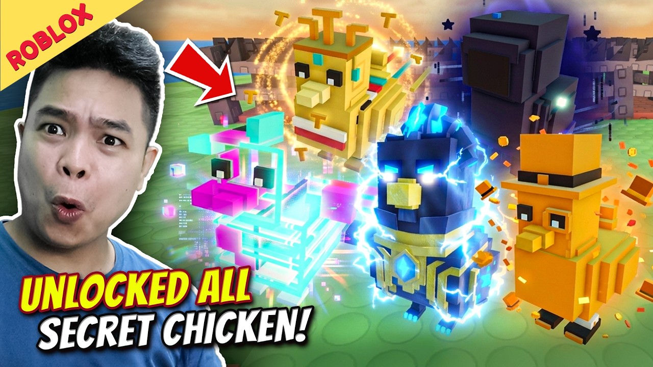 Unlocked All Secret Chick and Strongest Chicken! - GROW A CHICKEN FIGHTER ROBLOX