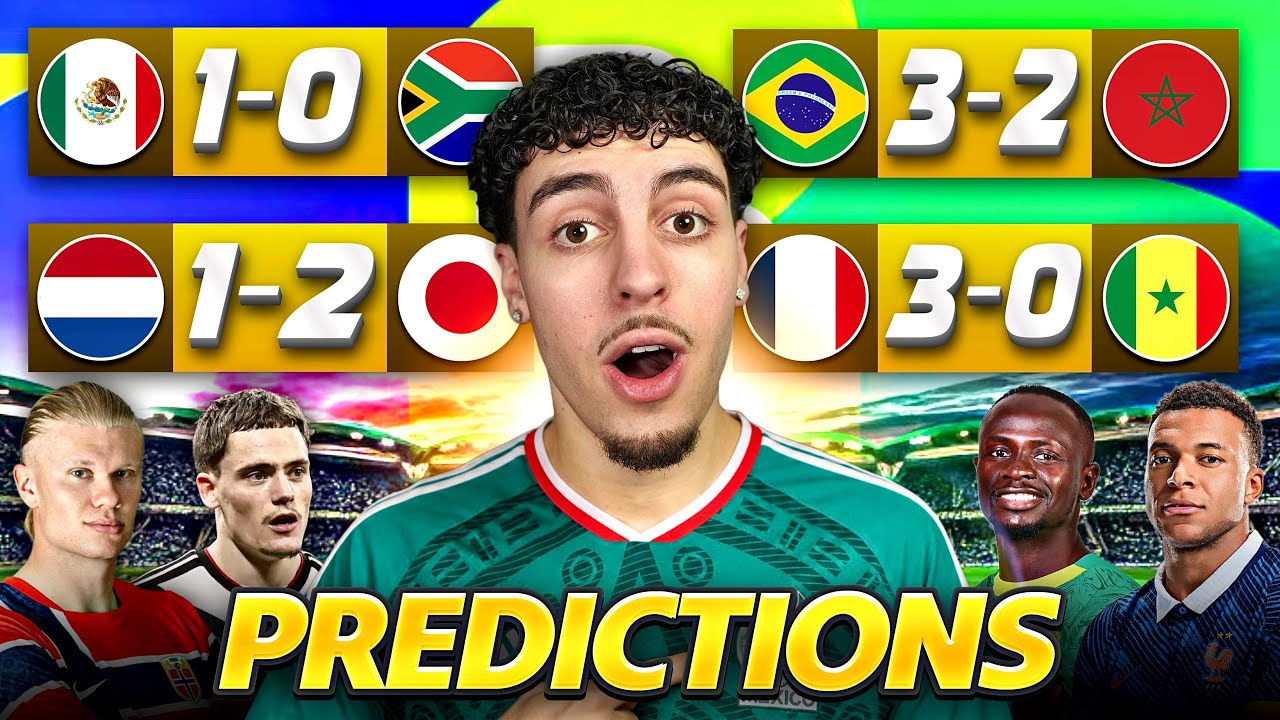 I Predicted *EVERY* World Cup 2026 Matchday 1 Game!