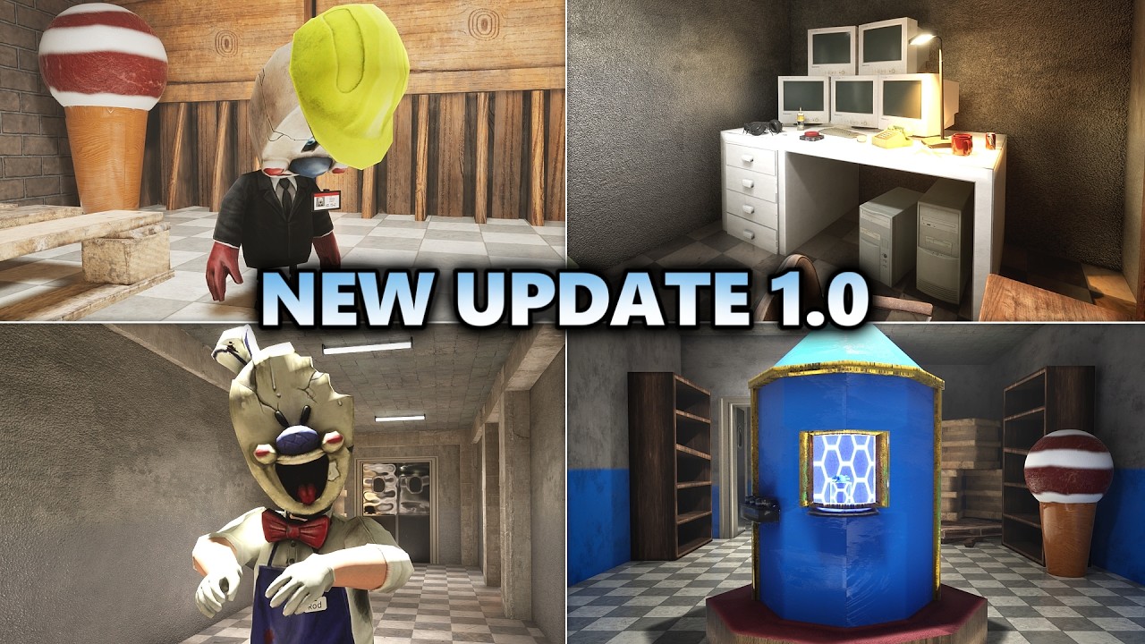 Ice Scream 4 PC Version Fangame - New Update 1.0 (Full Gameplay)