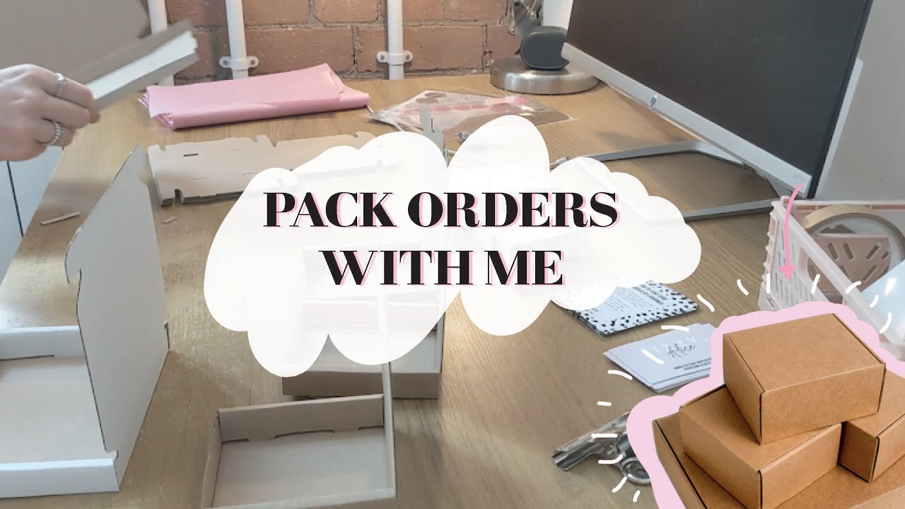 Packing Orders For My Small Business | Polyclay Earrings | Studio Vlog NO. 1