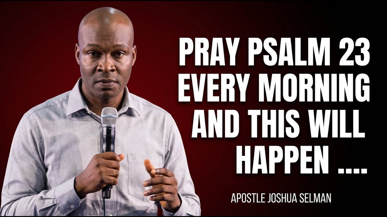 BEGIN YOUR DAY WITH GOD – PSALM 23 MORNING PRAYER | JOSHUA SELMAN