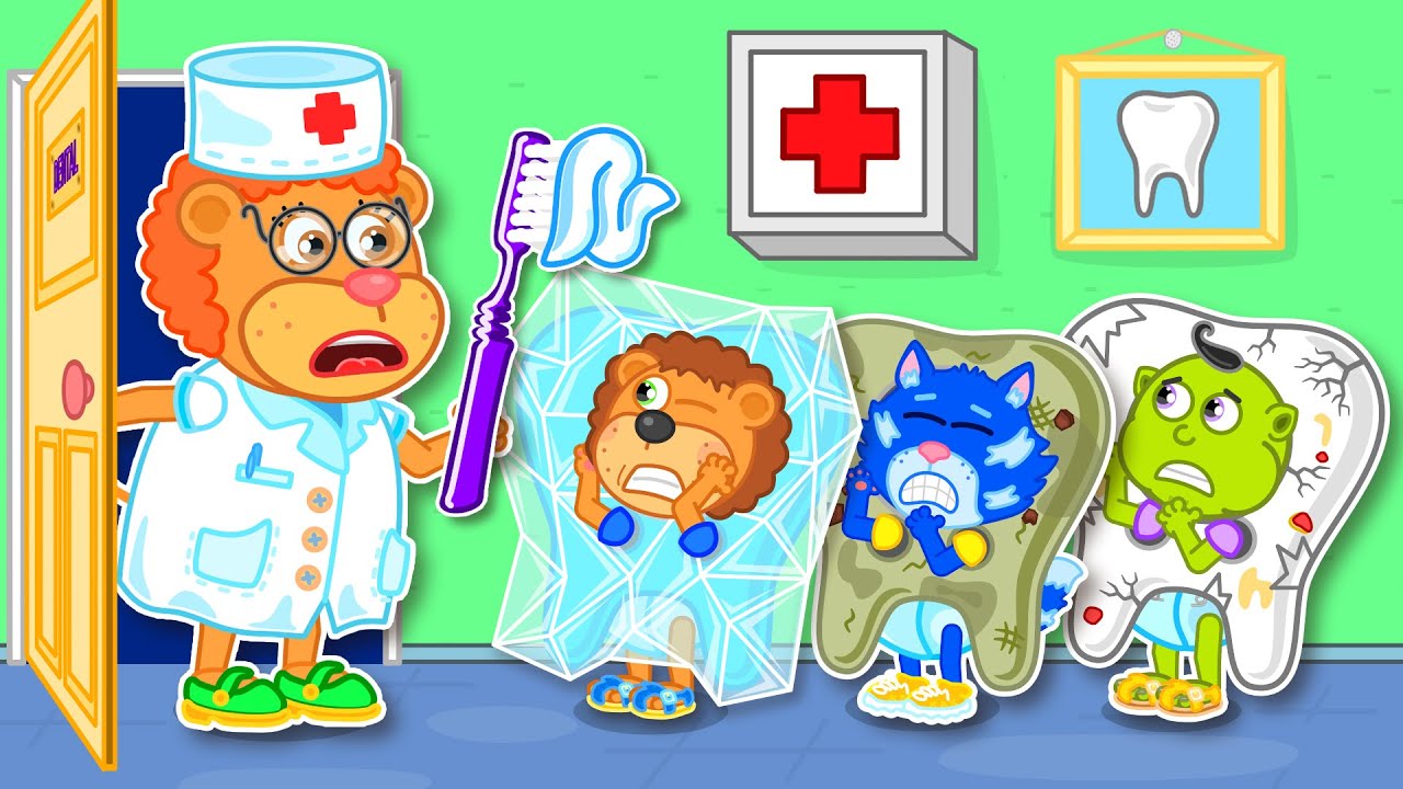 Aslan Yavrusu | Dişlerinizi Koruyun | &Ccedil;ocuklar i&ccedil;in &ccedil;izgi film