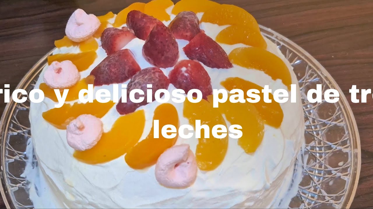 Rico y delicioso pastel de tres leches 🍰🍰🍰