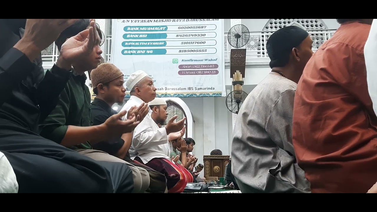 Taraweh 1 Ramadan 1447 H Rabu 18 Februari 2026 di Mesjid Raya Darussalam Samarinda