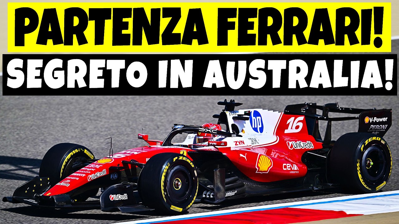 Ferrari ha APPENA SVELATO che ha un vantaggio SEGRETO per il GP d'Australia!