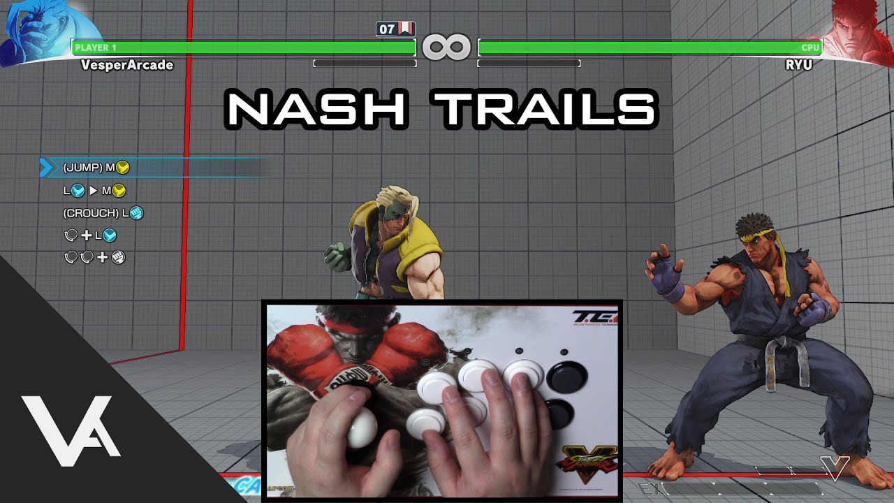 Street Fighter V / 5 Trial Mode - Nash