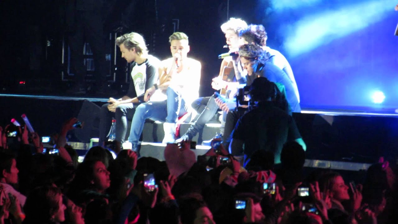 Happily + Zayn habla al público One Direction + Little Things - Santiago, Chile
