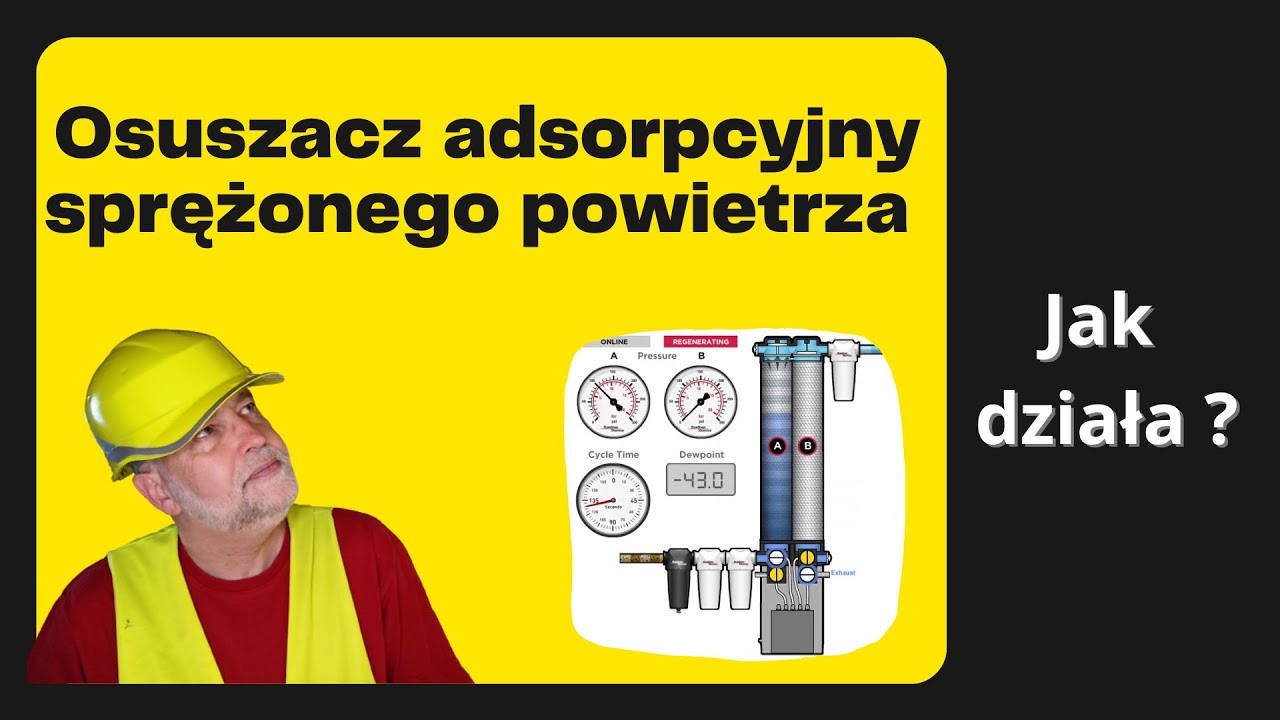 Osuszacz  adsorpcyjny sprężonego powietrza www.sprezarki.com.pl TSSP