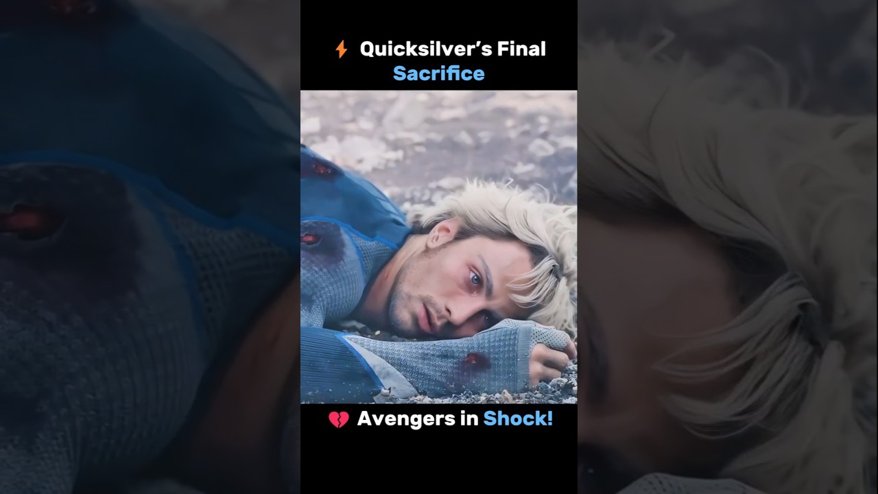 Quicksilver&rsquo;s Sacrifice 💔 Avengers in Shock |Age of Ultron Short #shorts #ironman #quicksilver