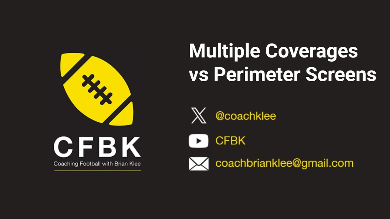 CFBK 1st & 10 Monday Game Plan: Multiple Coverages vs Perimeter Screens