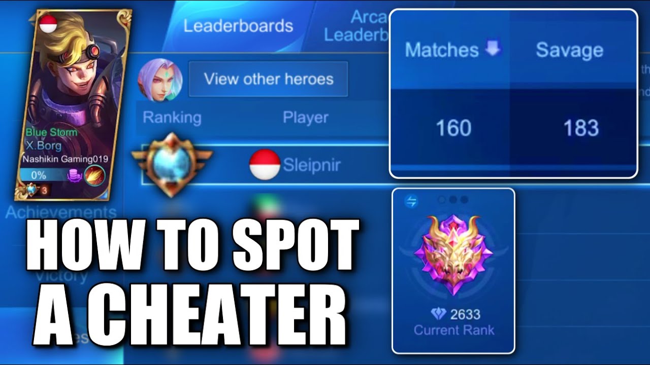 HOW TO SPOT A CHEATER | GLOBAL AND SUPREME CHEATERS
