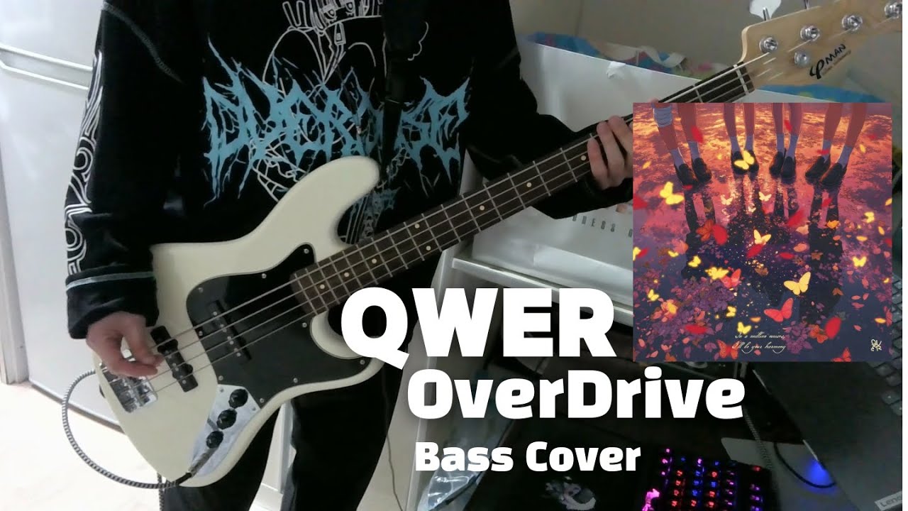 QWER - OVERDRIVE (Bass Cover) #qwer #overdrive #오버드라이브 #베이스커버 #커버 #쵸단 #히나 #마젠타 #시연 #피크