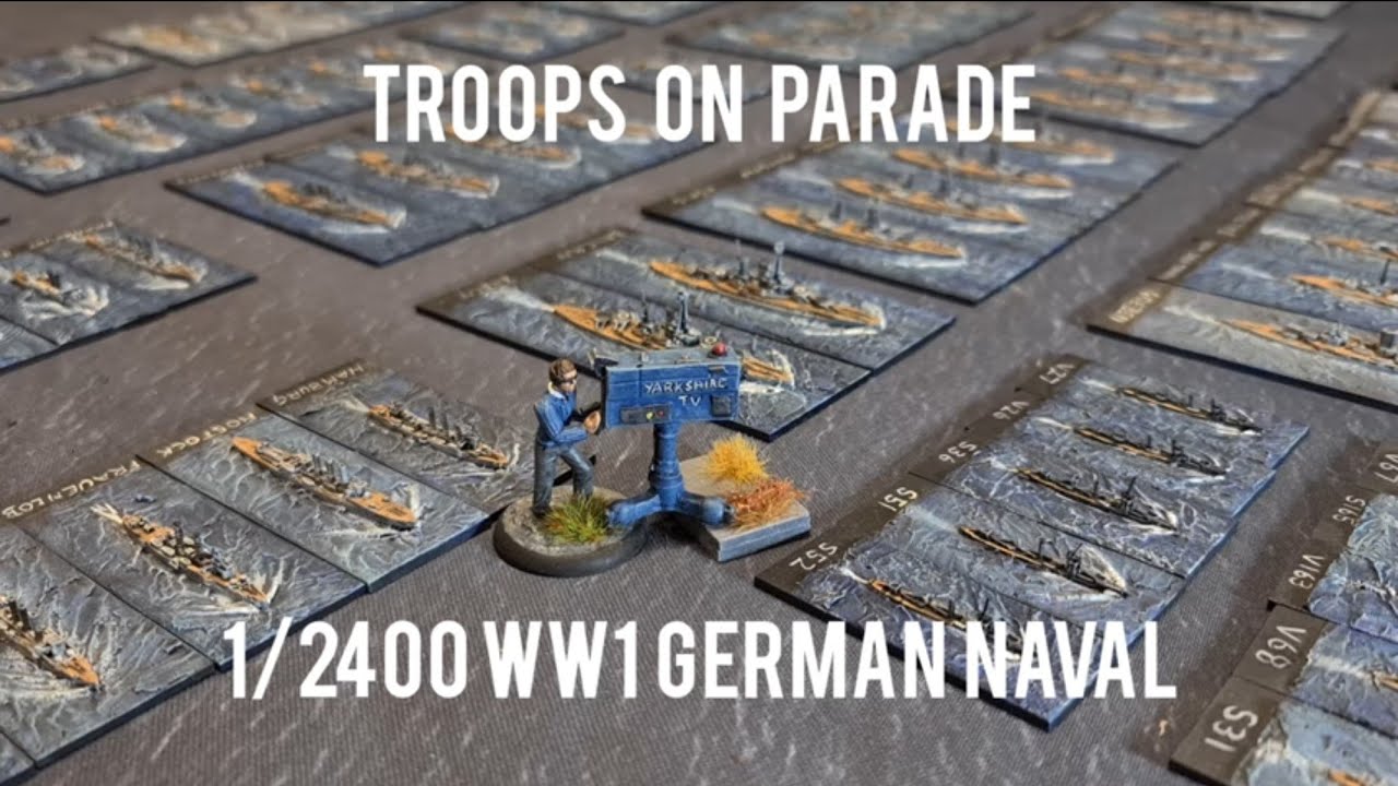 Troops on Parade - WW1 German Naval 1/2400